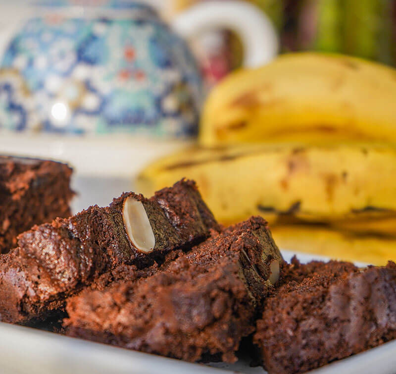 Celebrating sweets with Dr. Cherine's chocolate banana cake recipe